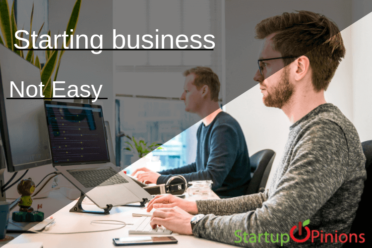 starting a business is not easy essay