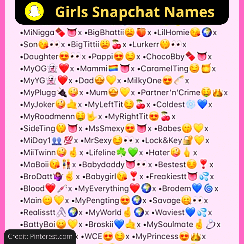 100+ Snapchat Names Ideas: Must Check Out You'll Love It - Startup Opinions